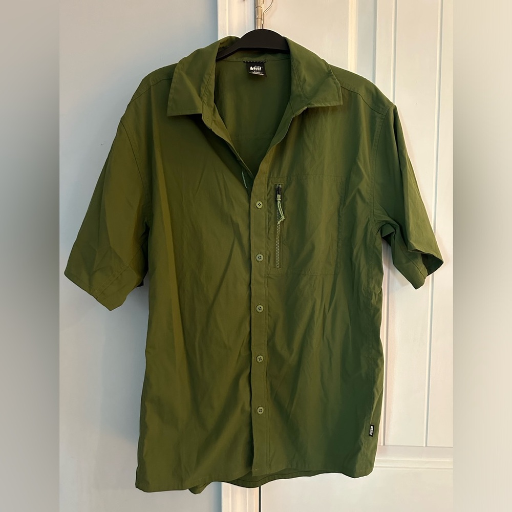REI Trailmade Button down shirt.